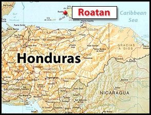 Roatan Map